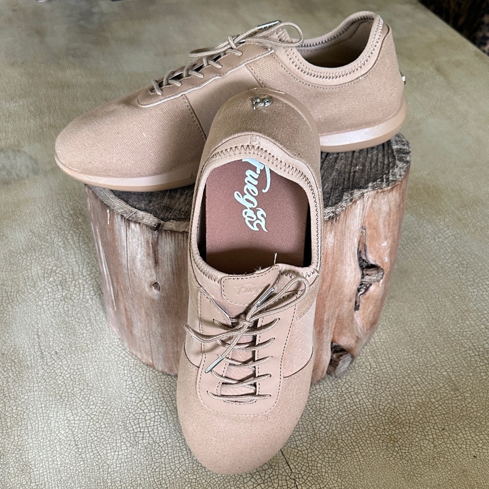 Fuego Split-Sole Latte Dance Shoes - Size 11 Women